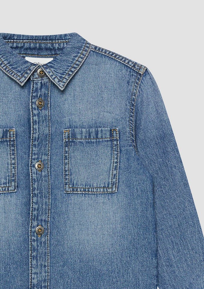 s.Oliver Hemdjacke Hemd Denim-Hemd – Bild 5 von 5