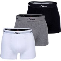 S.OLIVER s.Oliver Herren Boxershorts, 3er Pack - Boxerbrief, Baumwoll-Stretch, Größe XXL in Grau