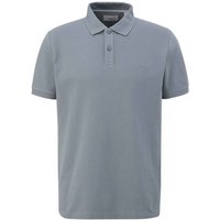 S.OLIVER s.Oliver Herren Poloshirt - Basic, Polokragen, Baumwolle, einfarbig, Größe 3XL in Grau