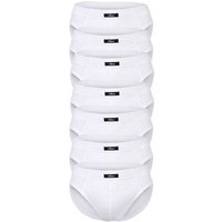 S.OLIVER s.Oliver Herren Slips, 7er Pack - Slipdose, Baumwolle, einfarbig, Größe M in Weiß