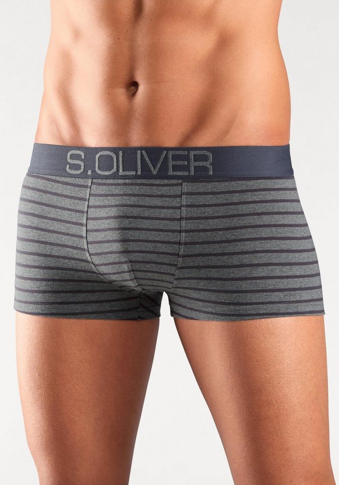 s.Oliver Hipster (Packung, 4-St) knapp sitzende Boxershorts für Herren aus Baumwoll-Mix – Bild 2 von 5