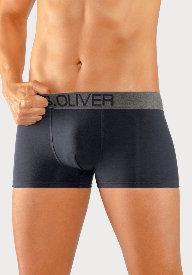 s.Oliver Hipster (Packung, 4-St) knapp sitzende Boxershorts für Herren aus Baumwoll-Mix – Bild 2 von 5