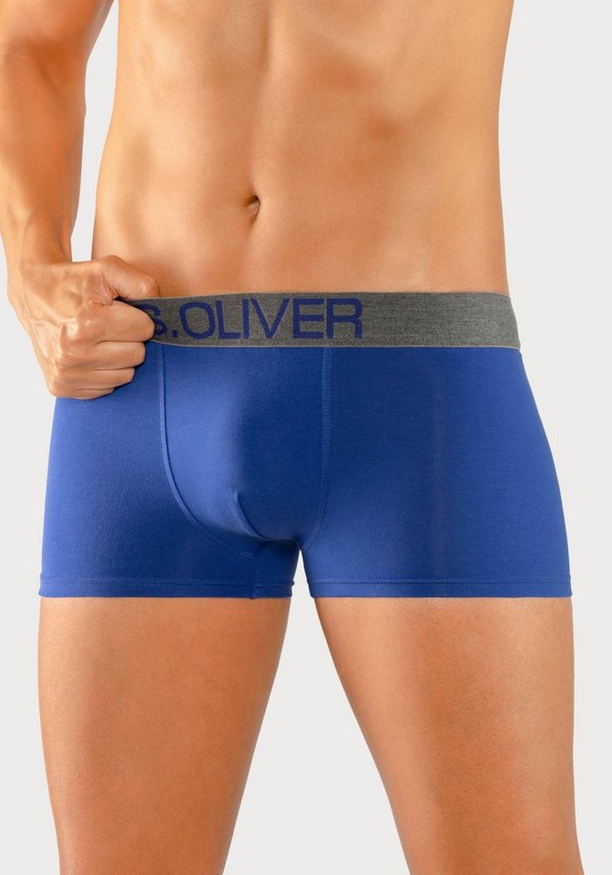 s.Oliver Hipster (Packung, 4-St) knapp sitzende Boxershorts für Herren aus Baumwoll-Mix – Bild 4 von 5