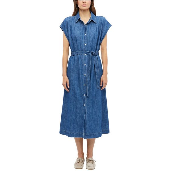 s.Oliver Jeanskleid mit Textil Gürtel