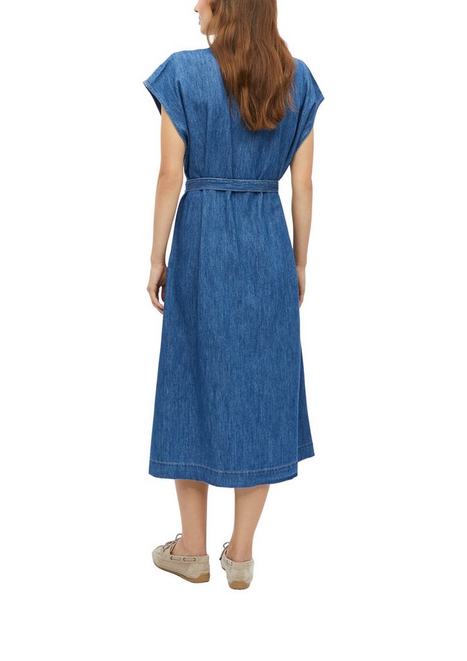 s.Oliver Jeanskleid mit Textil Gürtel – Bild 2 von 4