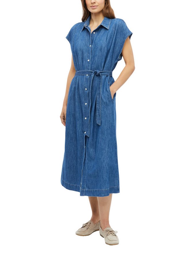 s.Oliver Jeanskleid mit Textil Gürtel – Bild 3 von 4
