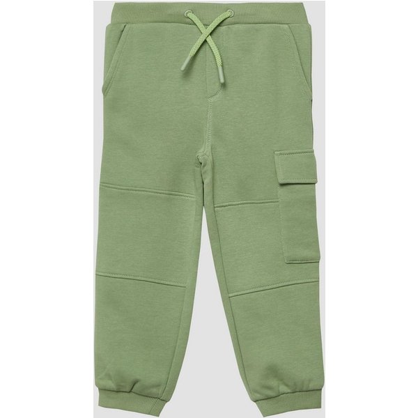 s.Oliver Jogginghose Leggings Joggingpants mit Teilungsnähten und Cargotasche