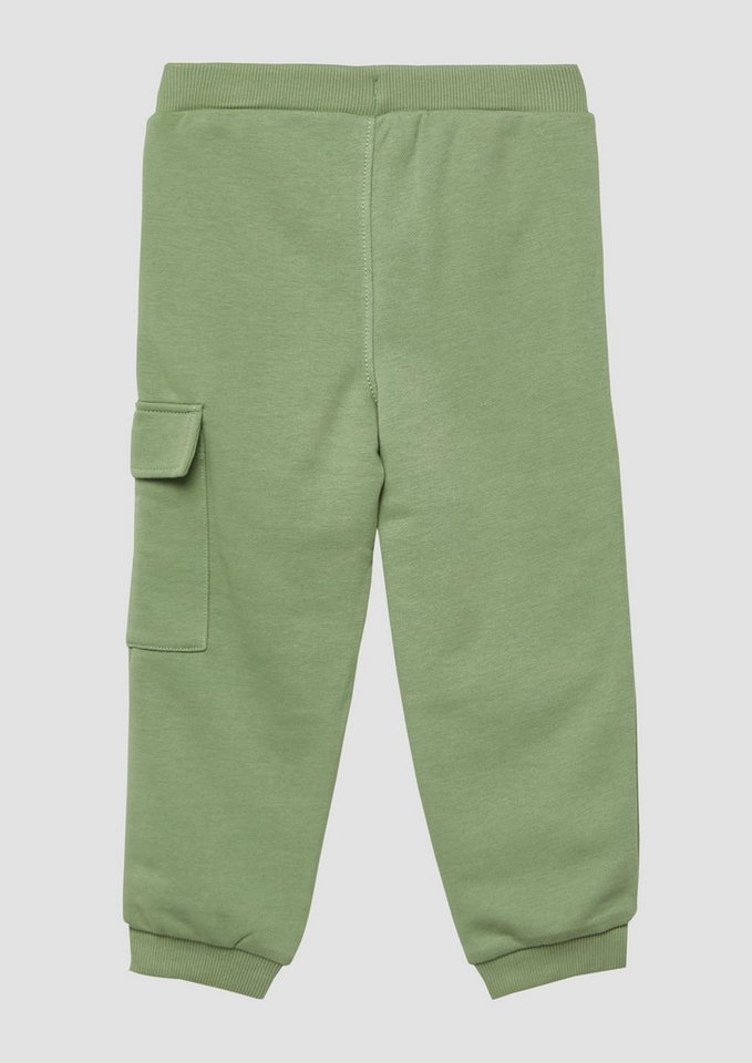 s.Oliver Jogginghose Leggings Joggingpants mit Teilungsnähten und Cargotasche – Bild 2 von 4