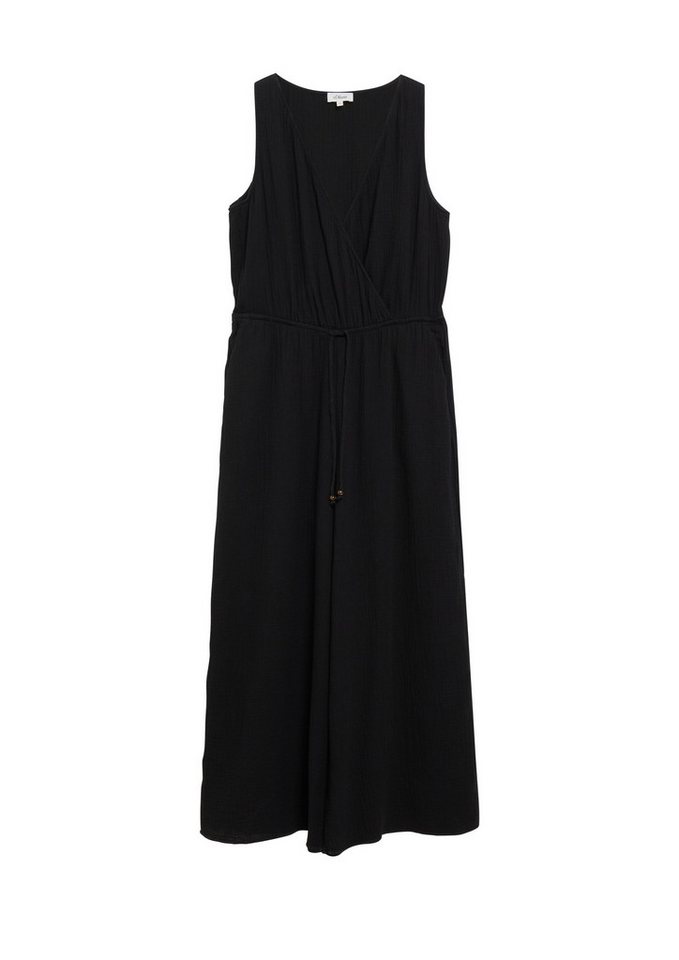 s.Oliver Jumpsuit Overall Overall aus Musselin mit elastischer Taille – Bild 2 von 5