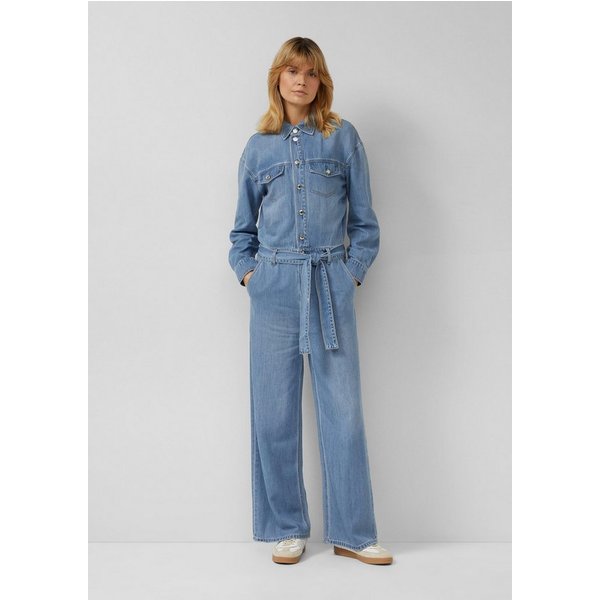 s.Oliver Jumpsuit Overall Denim-Overall mit Gürtel