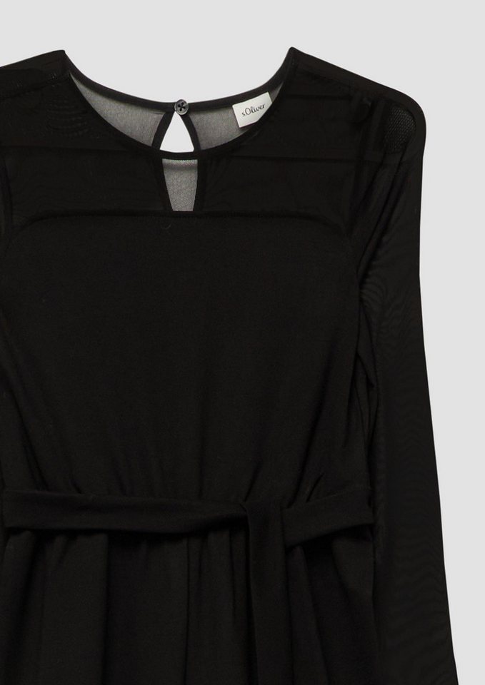 s.Oliver Jumpsuit Overall Elastischer Jumpsuit und Mesh-Details – Bild 5 von 5