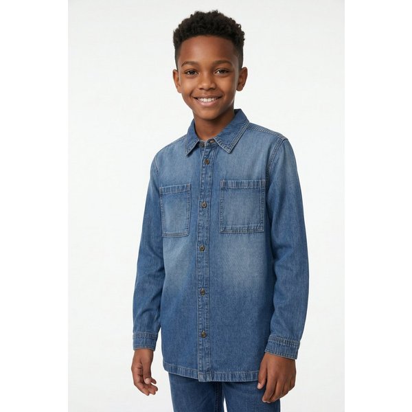 s.Oliver Junior Jeanshemd mit Brust Taschen