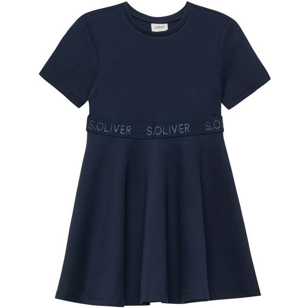 s.Oliver Junior Sommerkleid mit Logo-Glitzertape