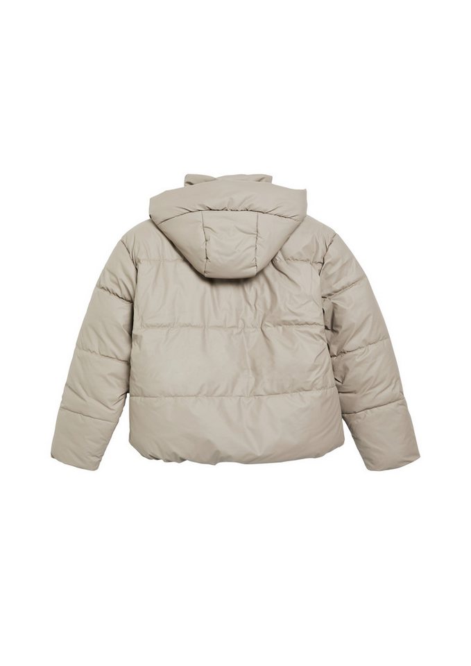 s.Oliver Junior Steppjacke mit Kapuze und Reißverschlusstaschen – Bild 2 von 2