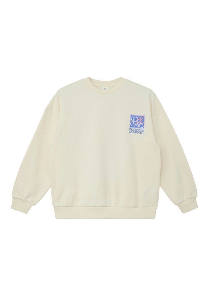 s.Oliver Junior Sweatshirt mit kleinen Frontprint – Bild 2 von 2