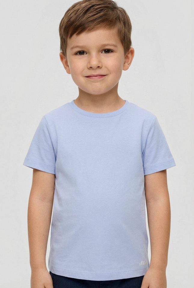 s.Oliver Junior T-Shirt (Packung, 3-tlg) mit Rundhalsausschnitt – Bild 2 von 2