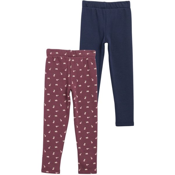 s.Oliver Junior Thermoleggings (Packung, 2er) Weiche Fleece-Qualität im Materialmix / für Girls / 2er Pack