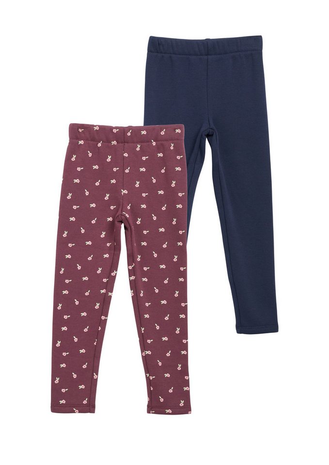 s.Oliver Junior Thermoleggings (Packung, 2er) Weiche Fleece-Qualität im Materialmix / für Girls / 2er Pack – Bild 2 von 2