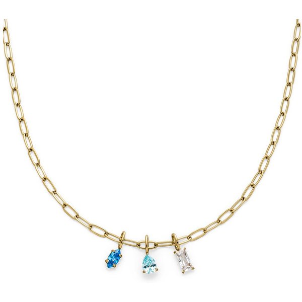 s.Oliver Kette mit Anhänger Elegant Stones, mit Zirkonia (synth)