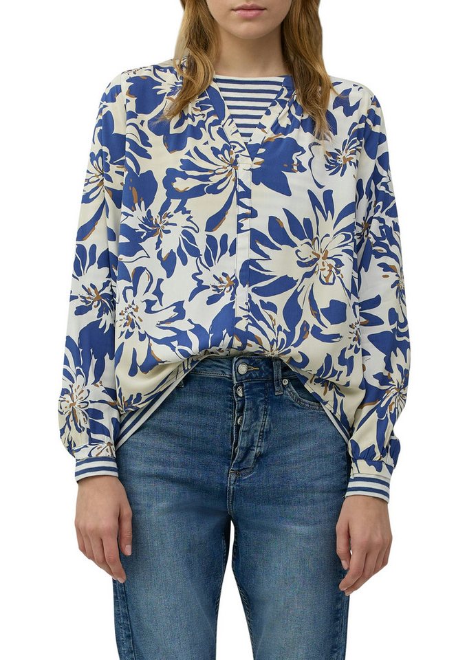 s.Oliver Klassische Bluse mit All-Over Print – Bild 3 von 5
