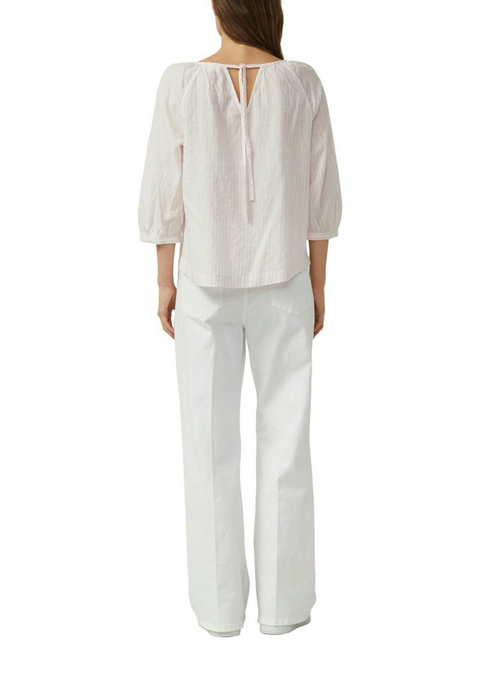 s.Oliver Klassische Bluse mit Streifen Muster – Bild 2 von 4