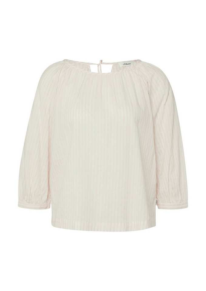 s.Oliver Klassische Bluse mit Streifen Muster – Bild 4 von 4
