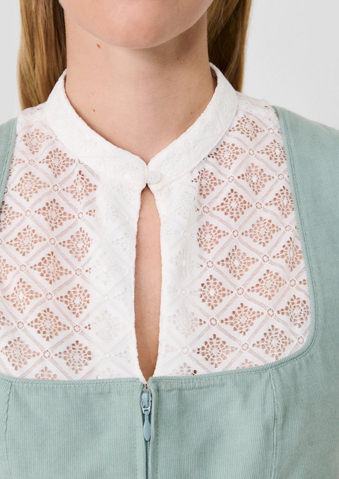 s.Oliver Kurzarmbluse Bluse Dirndlbluse – Bild 4 von 5
