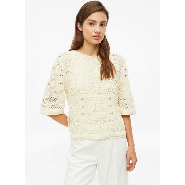 s.Oliver Kurzarmpullover Strickpullover Ajour-Strickpullover
