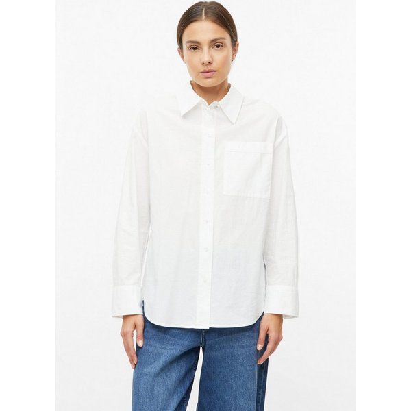 s.Oliver Langarmbluse Bluse Poplin-Bluse mit Brusttasche