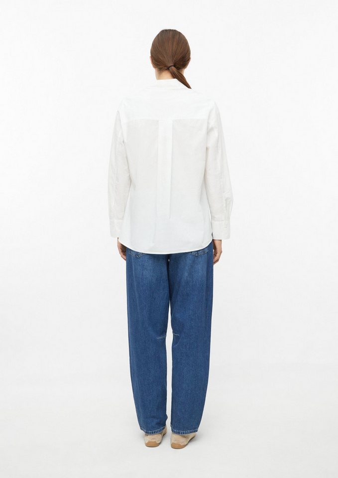 s.Oliver Langarmbluse Bluse Poplin-Bluse mit Brusttasche – Bild 3 von 5