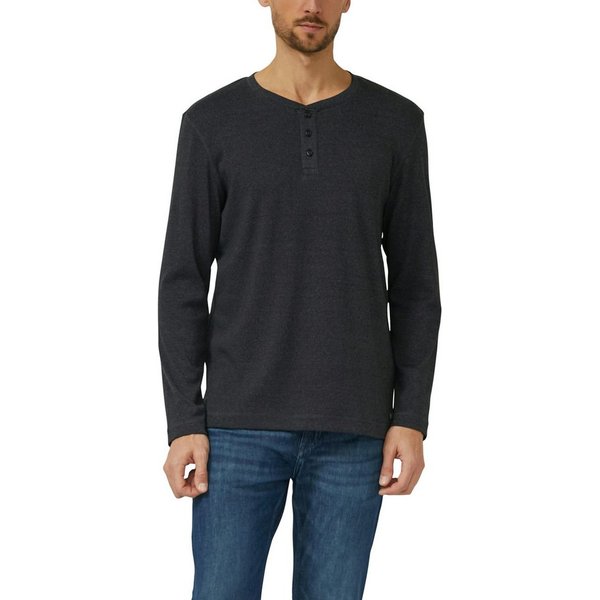 s.Oliver Langarmshirt mit Knopfleiste