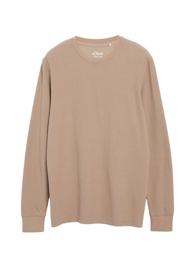 s.Oliver Langarmshirt mit Rundhalsausschnitt – Bild 3 von 4