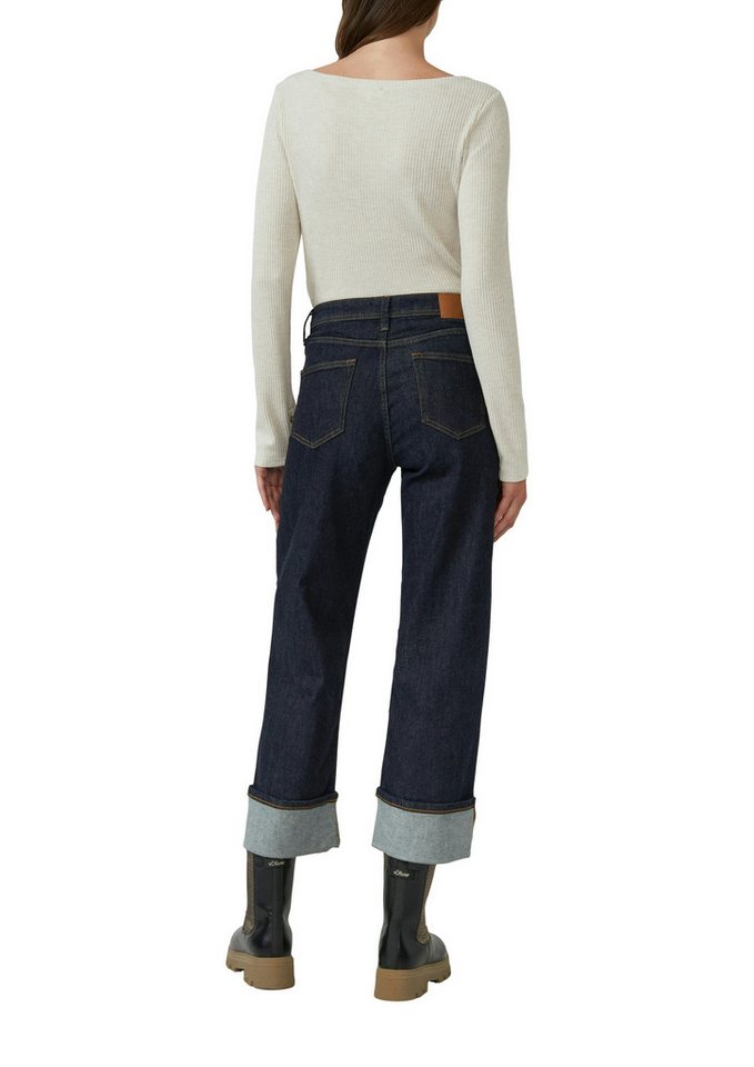 s.Oliver Langarmshirt mit U-Boot-Ausschnitt – Bild 2 von 4