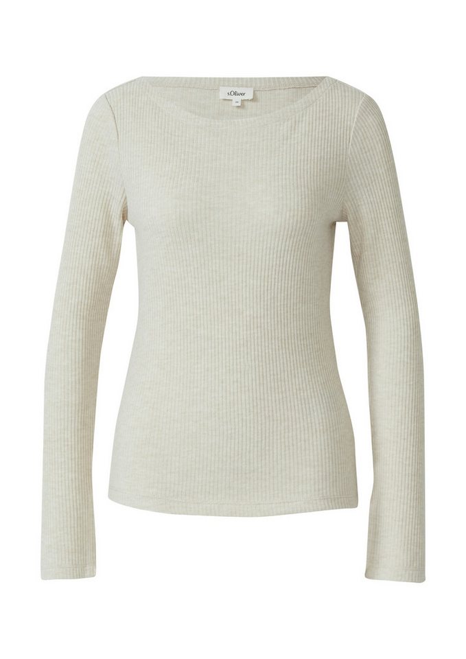 s.Oliver Langarmshirt mit U-Boot-Ausschnitt – Bild 4 von 4