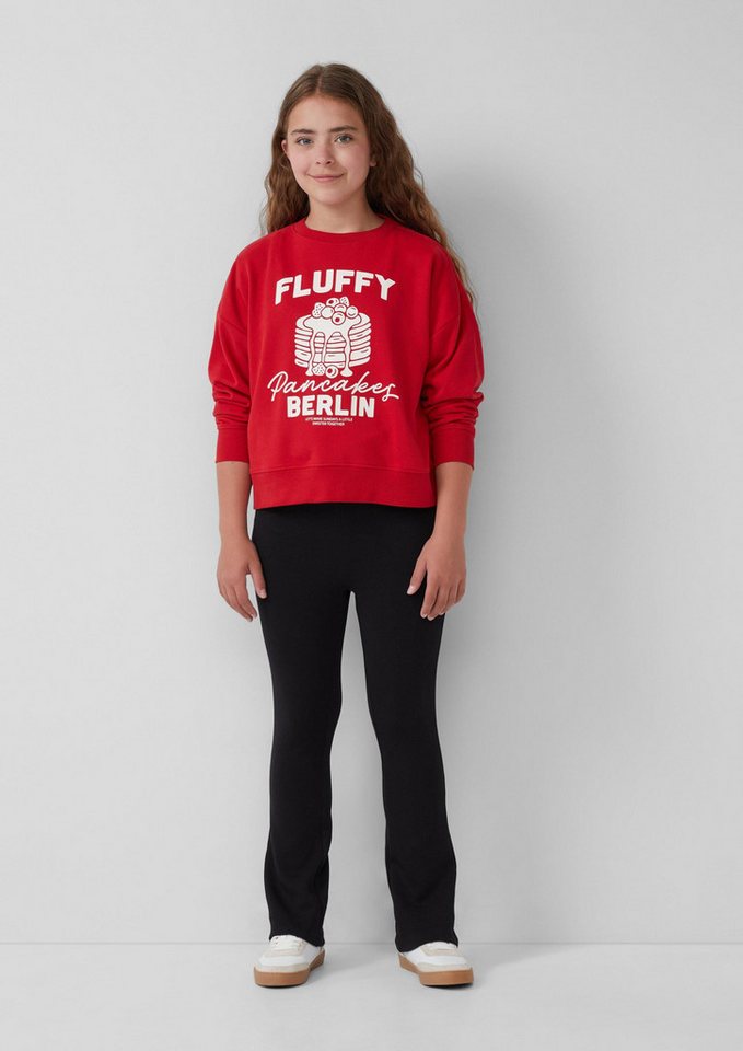 s.Oliver Leggings Leggings Flared-Leg-Leggings mit Elastikbund – Bild 3 von 4
