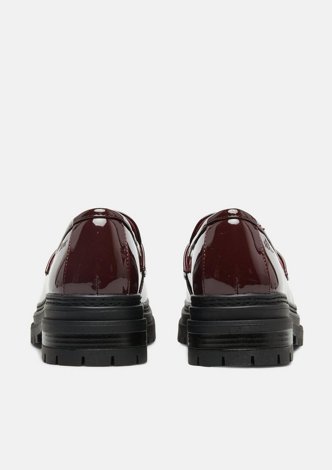 s.Oliver Loafer Schnürschuh Loafer in Leder-Optik mit Lack-Finish – Bild 2 von 3