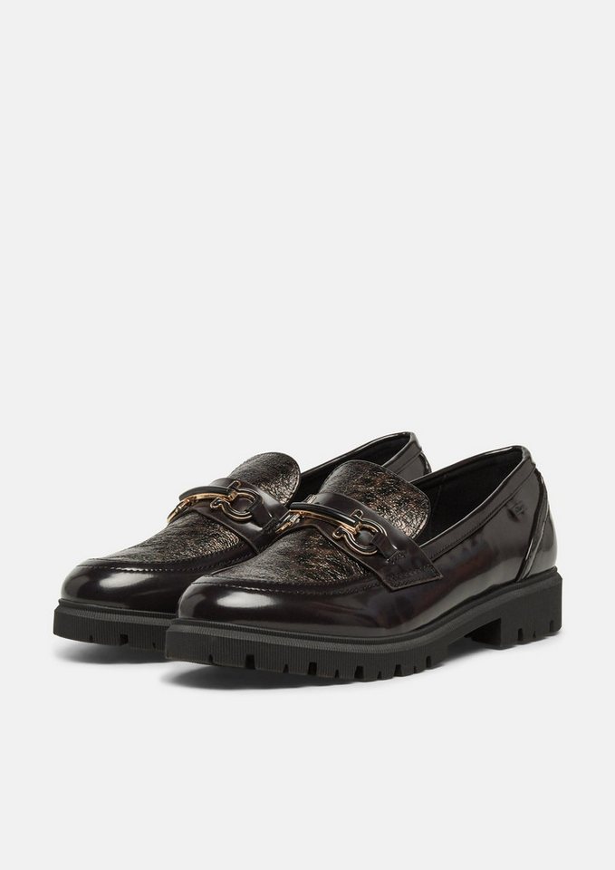 s.Oliver Loafer Schnürschuh Loafer in Leder-Optik mit Schmuck-Detail – Bild 3 von 3