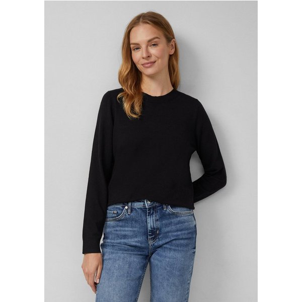 s.Oliver Longpullover Strickpullover Strickpullover aus Viskosemix