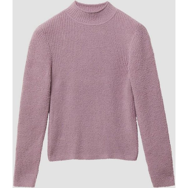 s.Oliver Longpullover Strickpullover Strickpullover im Slim Fit mit Stehkragen