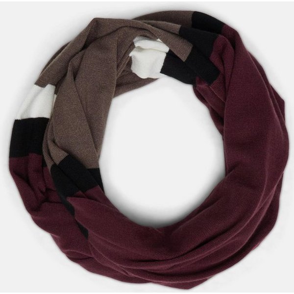 s.Oliver Loop Snood, Snood aus Feinstrick mit grafischem Print