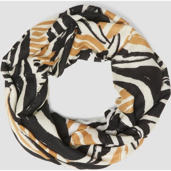 s.Oliver Loop Snood, Snood mit Grafik-Print und leichtem Mustermix