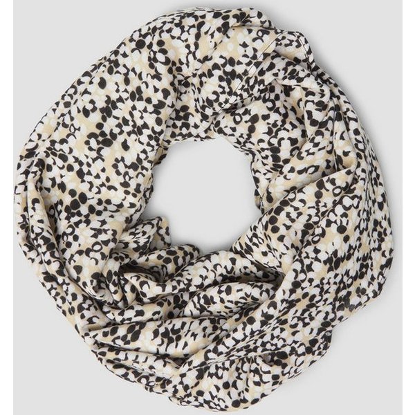 s.Oliver Loop Snood, Gemusterter Loop-Schal aus Viskose