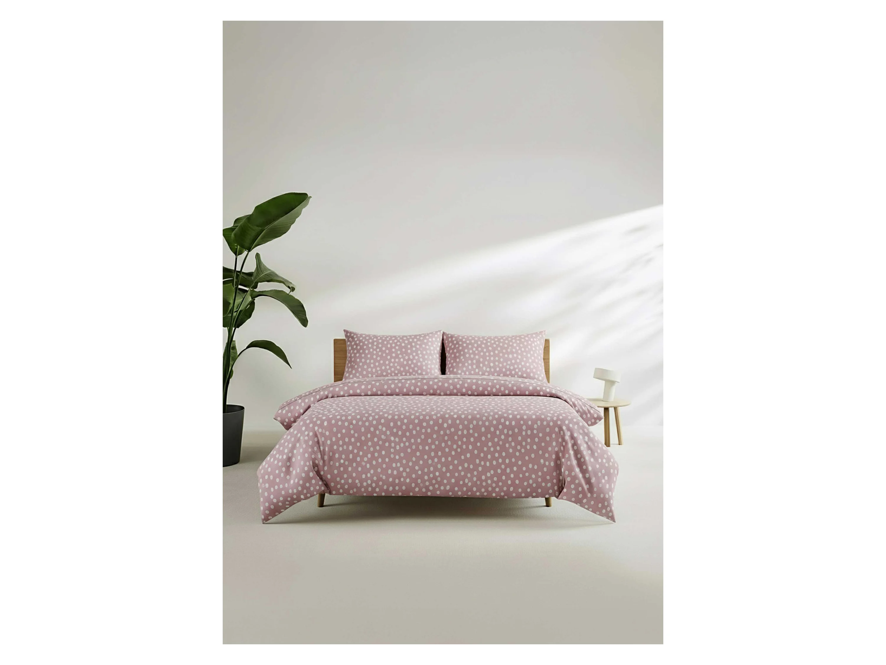 S.OLIVER Mako Satin Bettwäsche, 200 x 220 cm (Rosa) – Bild 2 von 2