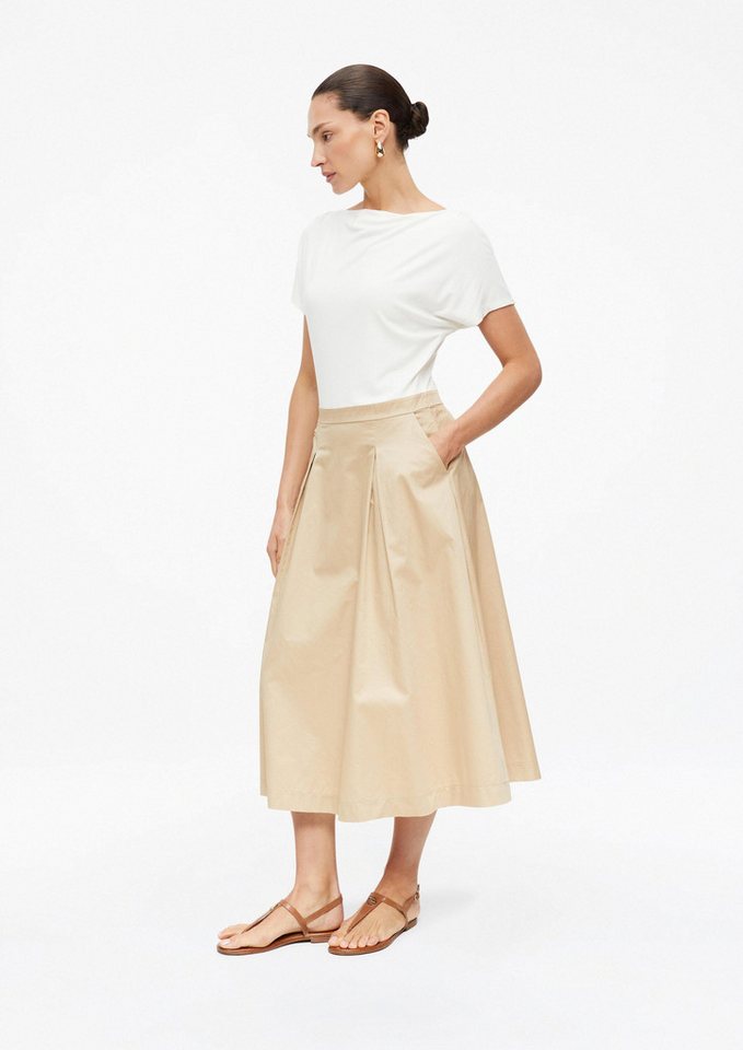 s.Oliver Midikleid Kleid Midi-Kleid mit Wasserfall-Ausschnitt – Bild 5 von 5