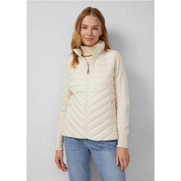 s.Oliver Outdoorjacke Outdoor-Weste Leichte Steppweste mit Packfunktion