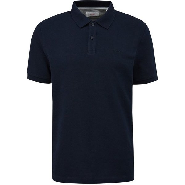 s.Oliver Poloshirt Basic Poloshirt mit Logostickerei