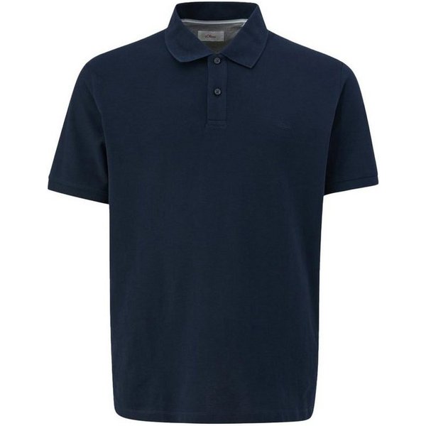 s.Oliver Poloshirt Big Size Kragen, Köpfe, Logo