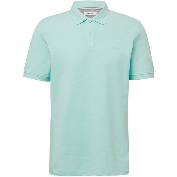 s.Oliver Poloshirt Poloshirt BIG SIZE kurzarm, Kragen, Knöpfe, Logo