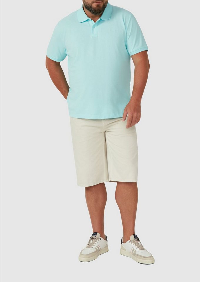 s.Oliver Poloshirt Poloshirt BIG SIZE kurzarm, Kragen, Knöpfe, Logo – Bild 4 von 5
