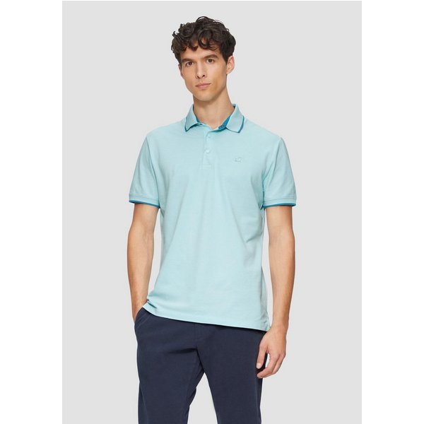s.Oliver Poloshirt Poloshirt Kragen, Knopfleiste, kurzarm